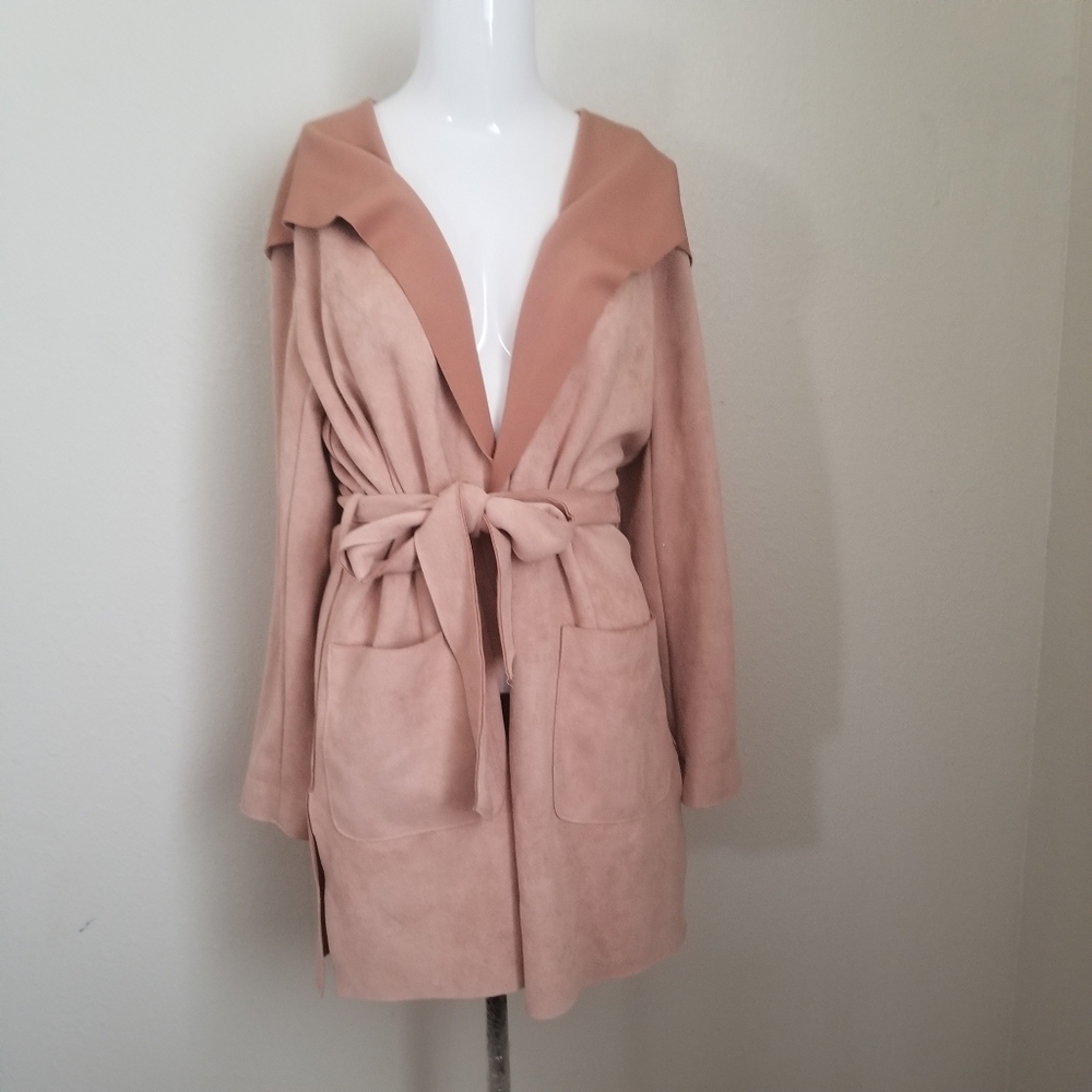 Zara Women's Tan Belted Jacket